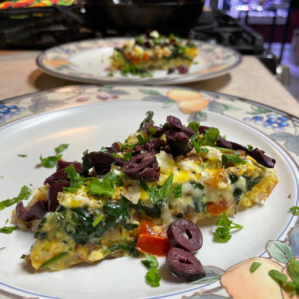 Greek-inspired Frittata with Potato&nbsp;Crust