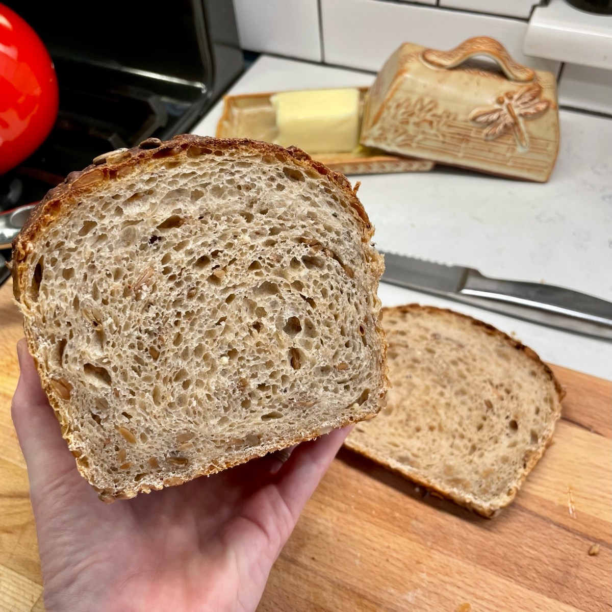 Sunflower & Honey Sandwich Bread&nbsp;🌻