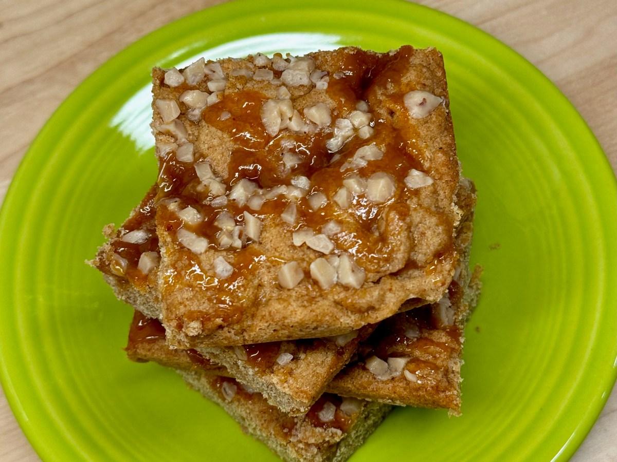 Caramel Apple Blondies