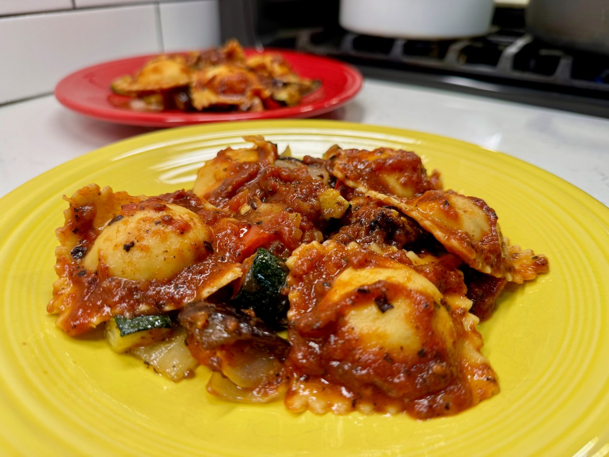 Roasted Ratatouille Ravioli