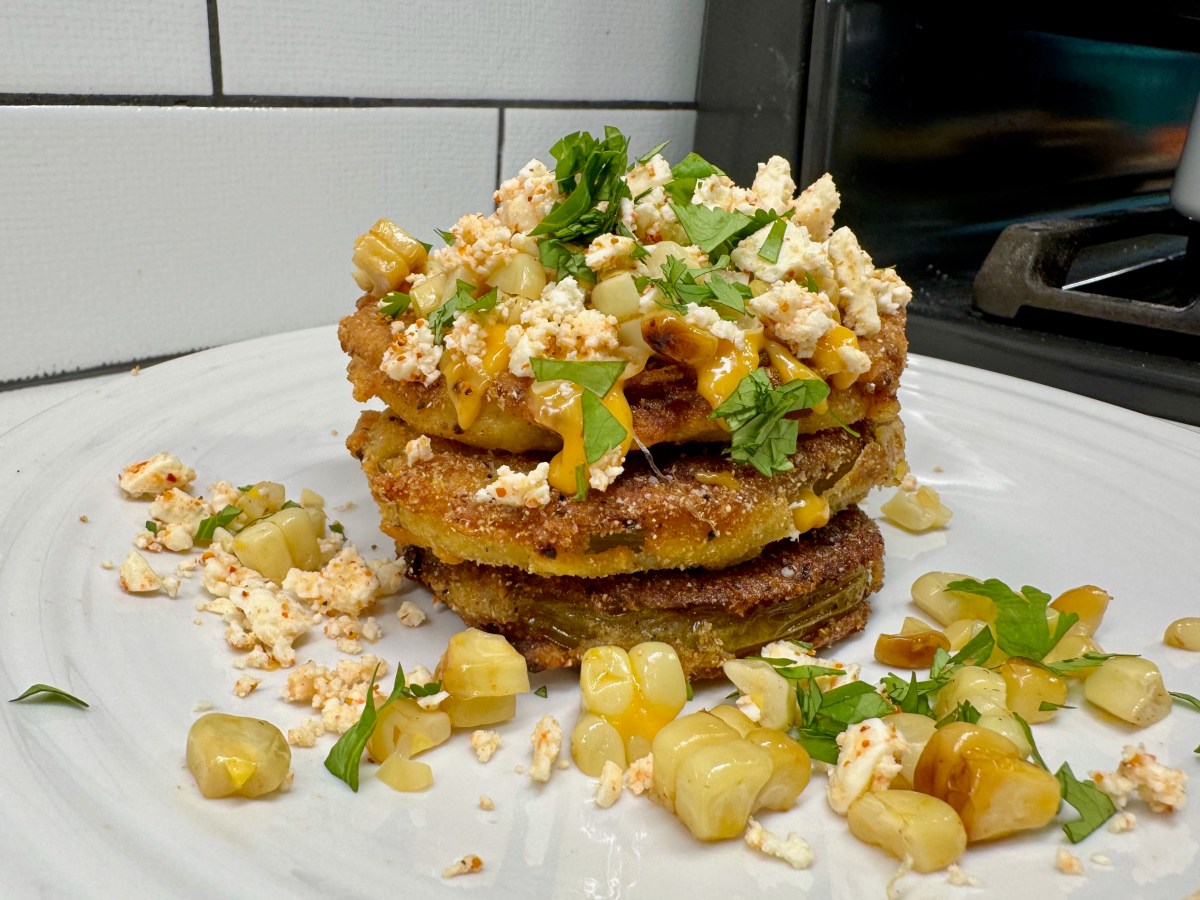 Fried Green Tomatoes (with Mexican Street&nbsp;Corn)